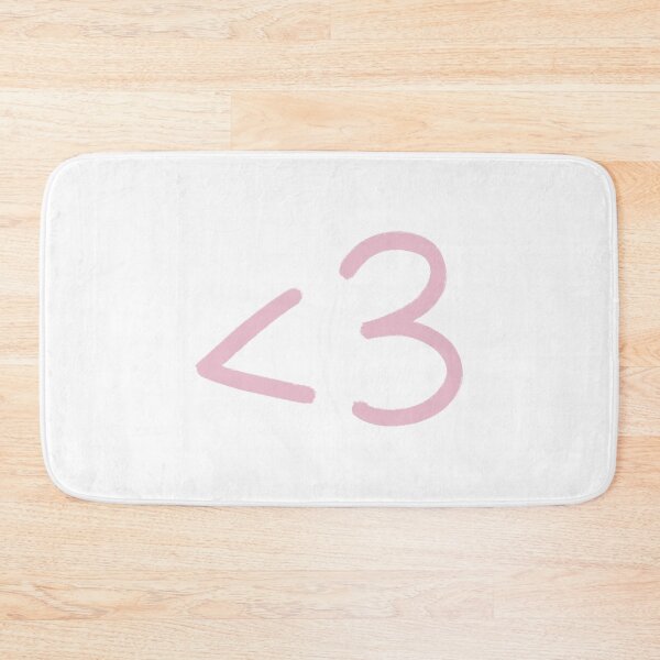 Item preview, Cute Text Heart Less Than Three Pink designed and sold by winterpumpkin.