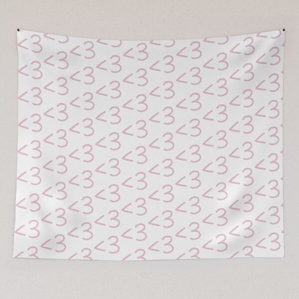 Item preview, Cute Text Heart Less Than Three Pink designed and sold by winterpumpkin.