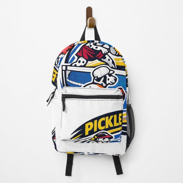 Item preview, Fun and Colorful Pickleball Logo designed and sold by TattedWolf.