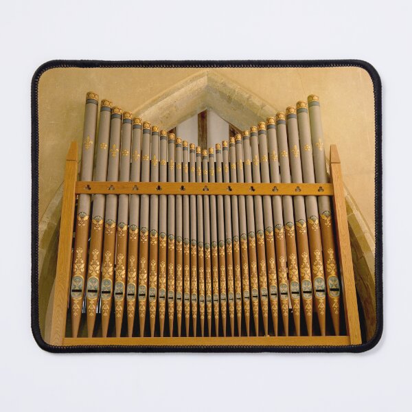 Item preview, Ornate Painted Church Organ Pipes in Stone Arch designed and sold by pinkal.