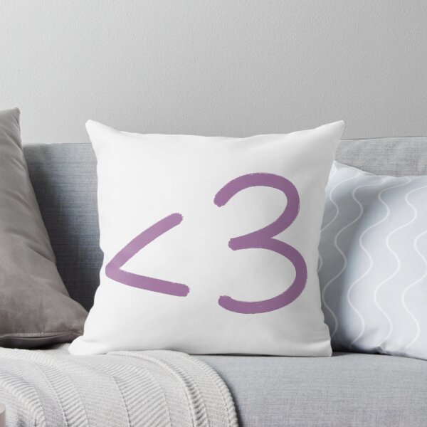 Item preview, Cute Text Heart Less Than Three Purple designed and sold by winterpumpkin.