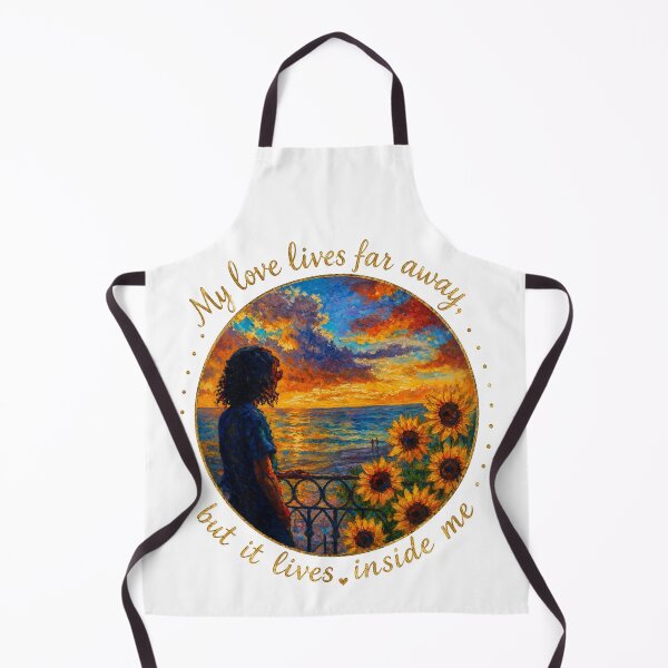 Item preview, My Love Lives Far Away - Long Distance Romance Oil Painting designed and sold by mimiartes.
