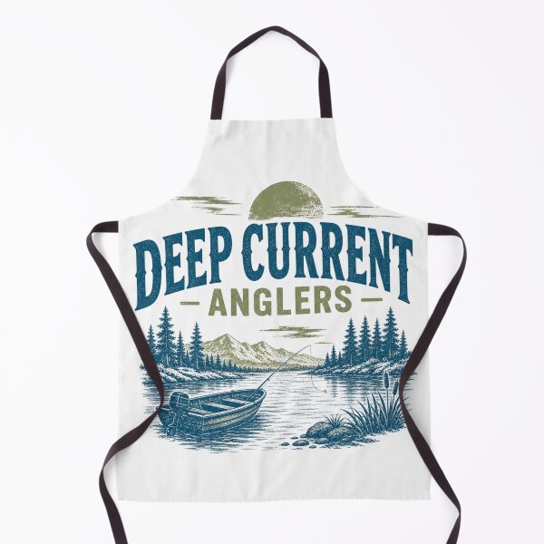 Item preview, Deep Current Anglers Fishing Tee | Gift for Fishermen designed and sold by CurlyDogDesigns.
