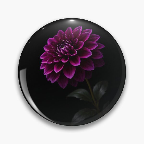 Item preview, Vibrant Purple Dahlia Flower Dark Background designed and sold by bellaever.
