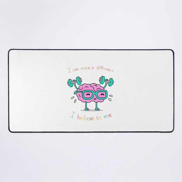 Item preview, Believe in Yourself Cute Brain Motivation designed and sold by Emianartstudio.