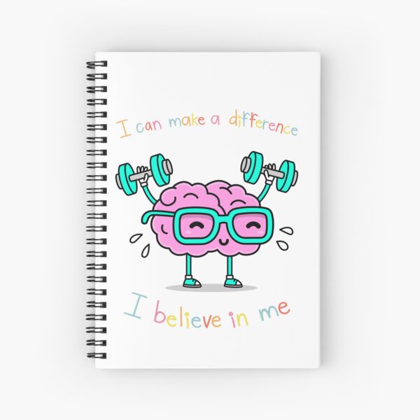 Item preview, Believe in Yourself Cute Brain Motivation designed and sold by Emianartstudio.