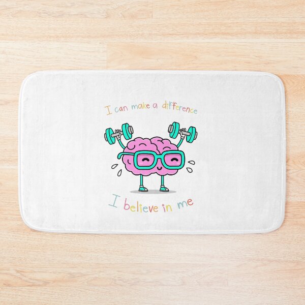 Item preview, Believe in Yourself Cute Brain Motivation designed and sold by Emianartstudio.