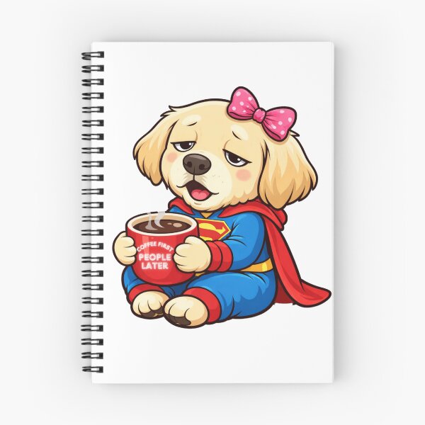 Item preview, Coffee First People Later Funny Dog T-Shirt designed and sold by Leogasup.