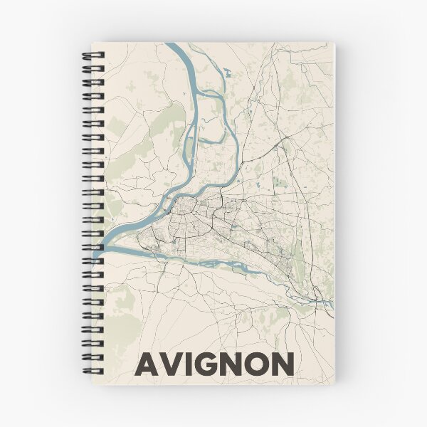 Item preview, Avignon Map designed and sold by MapsNerd.