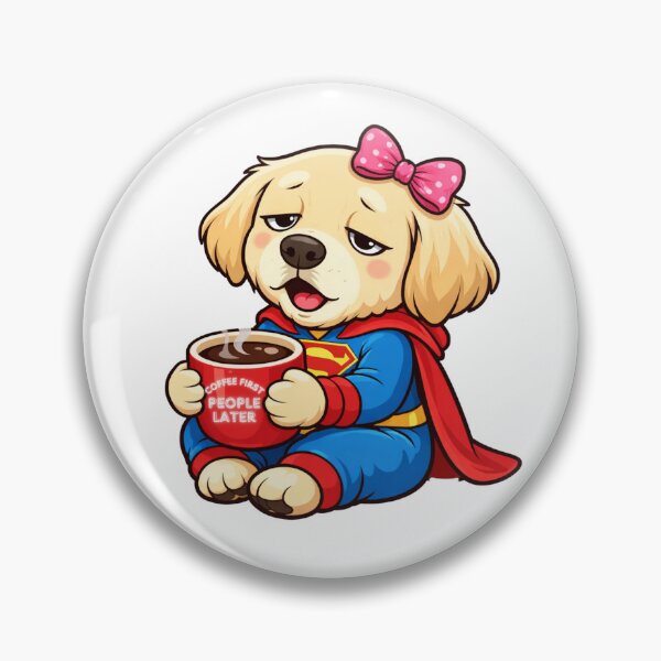 Item preview, Coffee First People Later Funny Dog T-Shirt designed and sold by Leogasup.