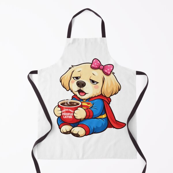 Item preview, Coffee First People Later Funny Dog T-Shirt designed and sold by Leogasup.