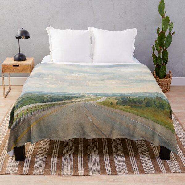 Item preview, Winding Country Road Watercolor Landscape designed and sold by Pioneer Spirit Market.