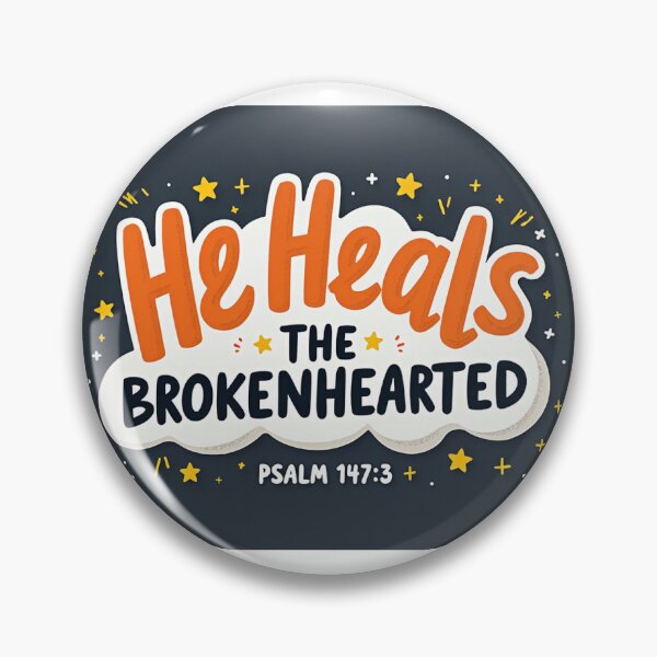 Item preview, He heals the brokenhearted designed and sold by Akosombo.