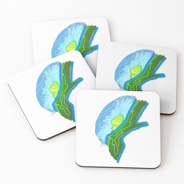 Item preview, Mint Jungle Snail designed and sold by Paperwindow.