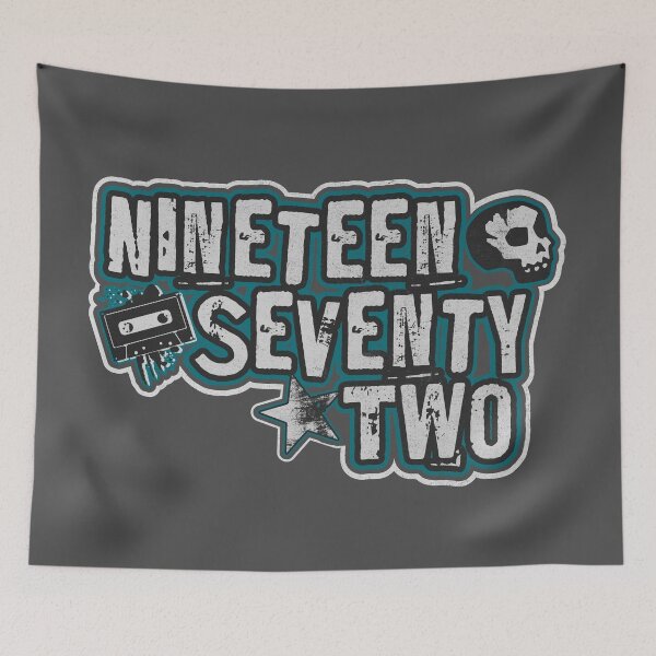 Item preview, 1972 Nineteen Seventy Two Grunge designed and sold by ThePioneerWay.