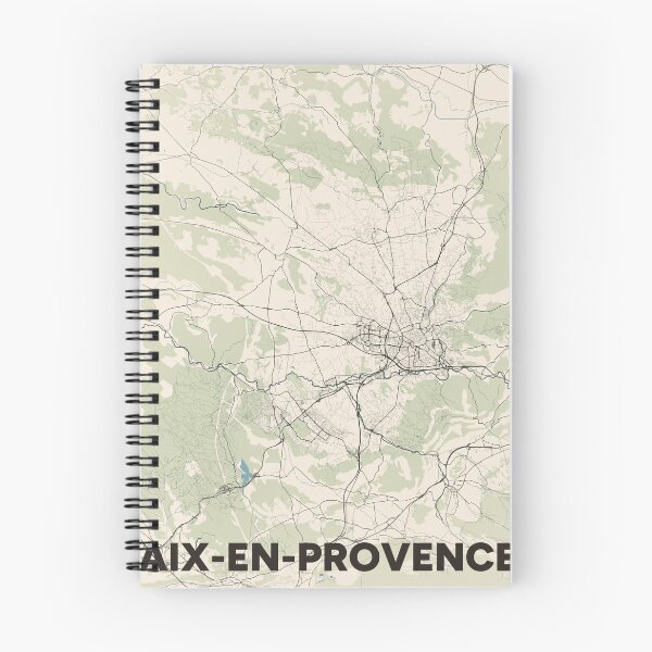 Item preview, Aix-en-Provence Map designed and sold by MapsNerd.