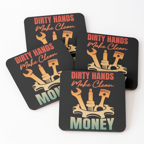 Item preview, Dirty Hands Make Clean Money Mechanic Automotive Auto Technician Gearhead designed and sold by PopStars1993.