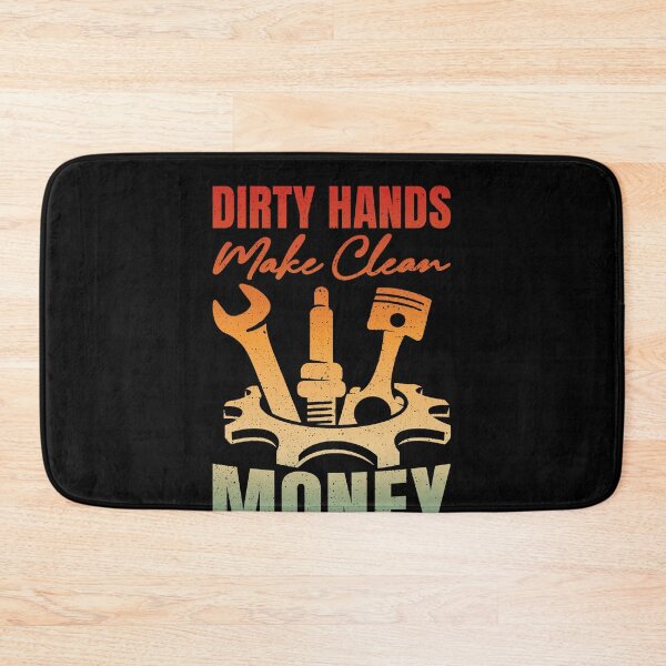 Item preview, Dirty Hands Make Clean Money Mechanic Automotive Auto Technician Gearhead designed and sold by PopStars1993.