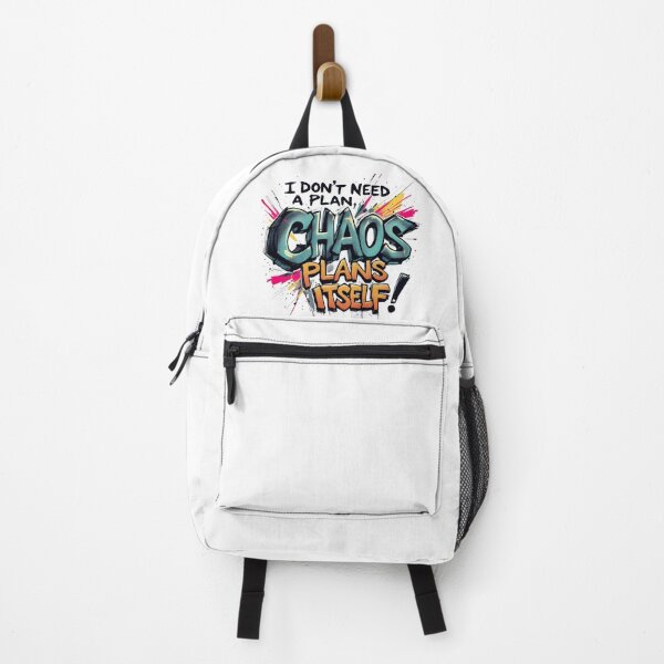 Item preview, Chaos Plans Itself Funny Graffiti Streetwear Quote designed and sold by randomlyours.