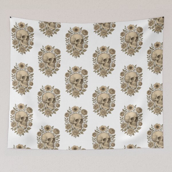 Item preview, Floral Skull Vintage designed and sold by FalistY.
