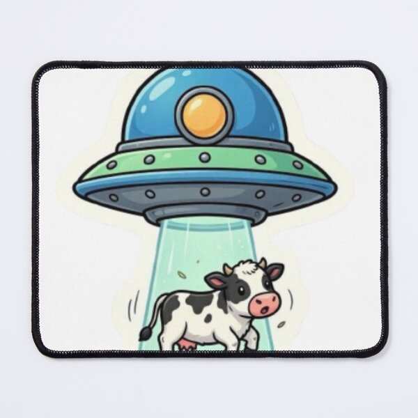 Item preview, Funny UFO Abduction Space Sticker designed and sold by ckartes100.
