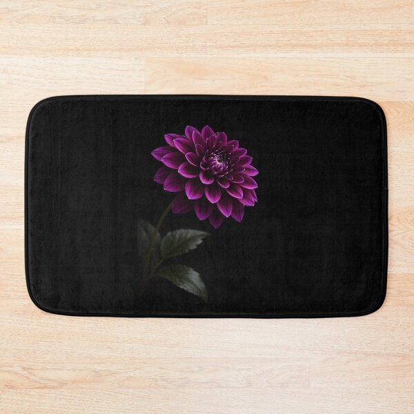 Item preview, Stunning Purple Dahlia Blossom on Black designed and sold by bellaever.