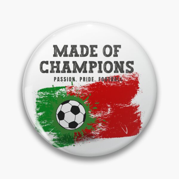 Item preview, Made of Champions Portugal Soccer Fan T-Shirt | Passion Pride Football designed and sold by PodXDesigns.