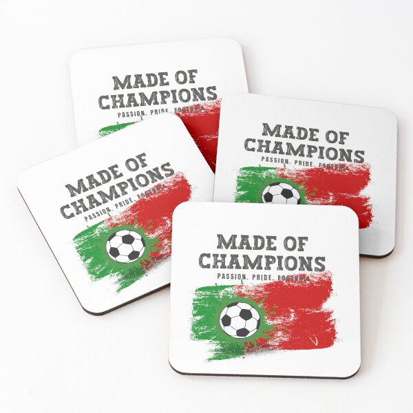 Item preview, Made of Champions Portugal Soccer Fan T-Shirt | Passion Pride Football designed and sold by PodXDesigns.