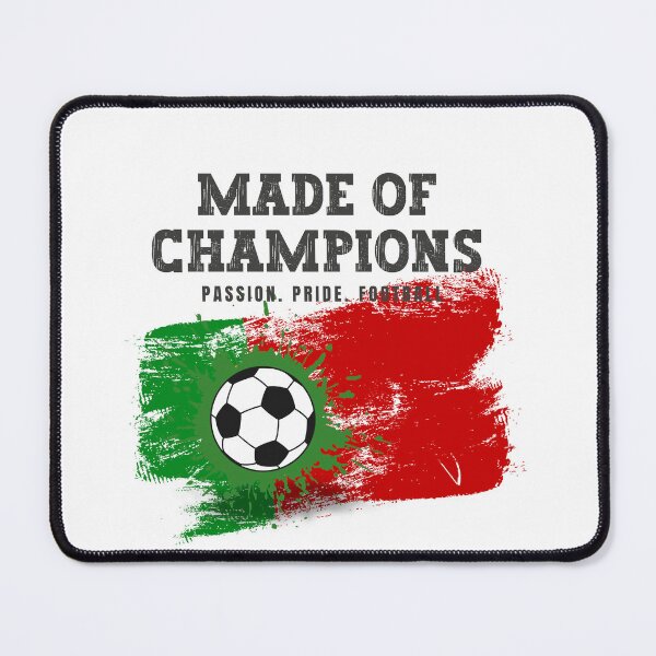 Item preview, Made of Champions Portugal Soccer Fan T-Shirt | Passion Pride Football designed and sold by PodXDesigns.