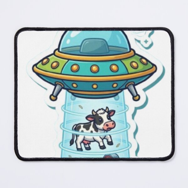 Item preview, Copy of Funny UFO Abduction Space Sticker designed and sold by ckartes100.