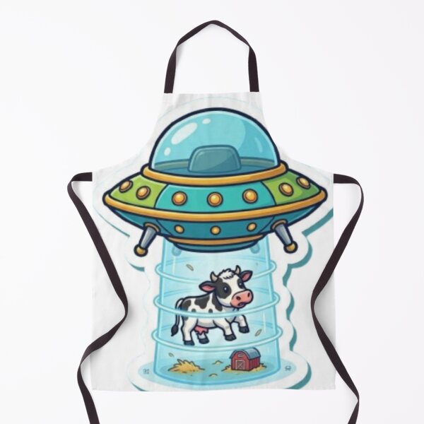 Item preview, Copy of Funny UFO Abduction Space Sticker designed and sold by ckartes100.