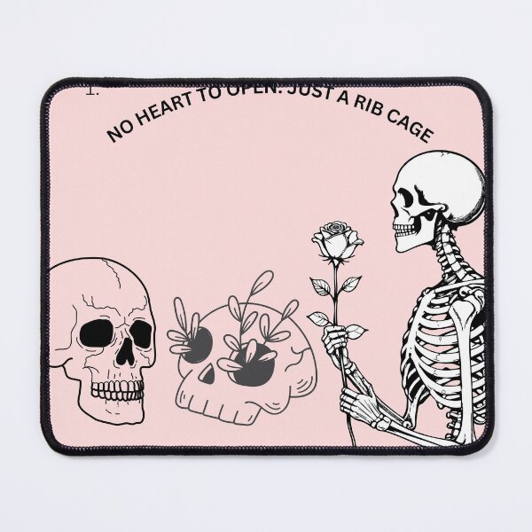 Item preview, No Heart Just A Rib Cage - Funny Skeleton Heartbreak Meme designed and sold by alalame.