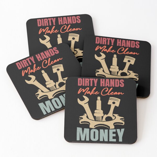 Item preview, Dirty Hands Make Clean Money Mechanic Auto Technician Skilled Trade designed and sold by PopStars1993.