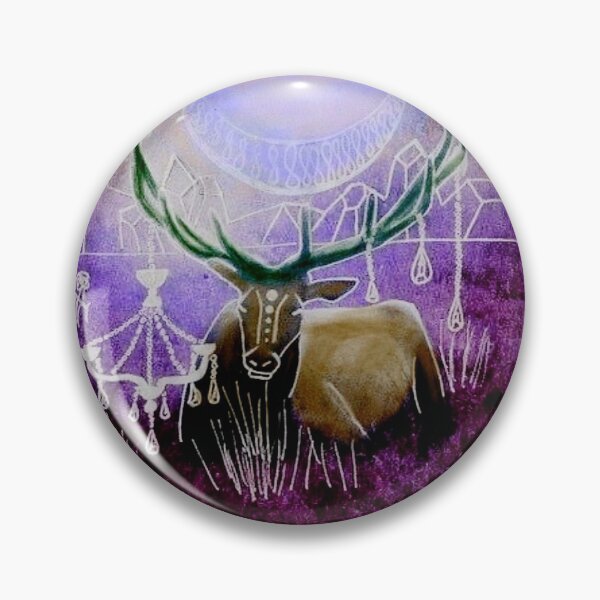 Item preview, Elk in a crystal and prism world designed and sold by EricaVollmer.