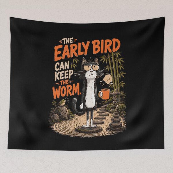 Item preview, Early Bird Keeps The Worm designed and sold by jodotodesign.