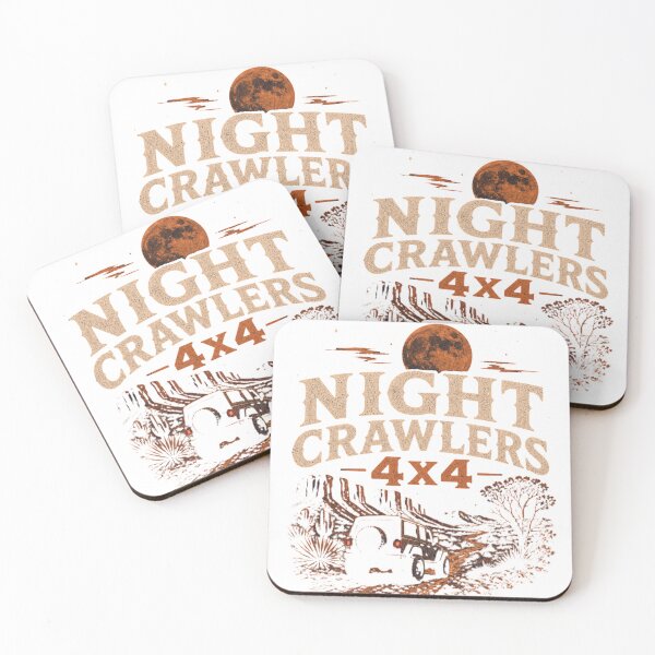 Item preview, Night Crawlers 4x4 Off-Road Adventure Tee designed and sold by CurlyDogDesigns.