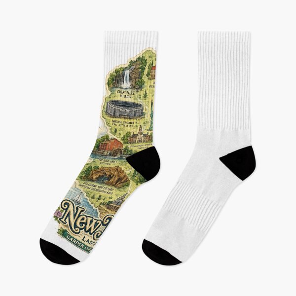 Item preview, New Jersey Landmarks: Garden State Highlights designed and sold by Fabrifrank.
