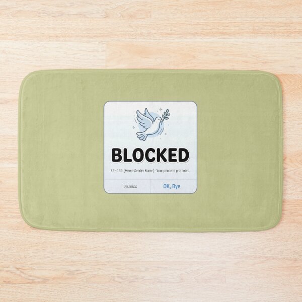Item preview, Blocked For Peace designed and sold by Tharaazu.
