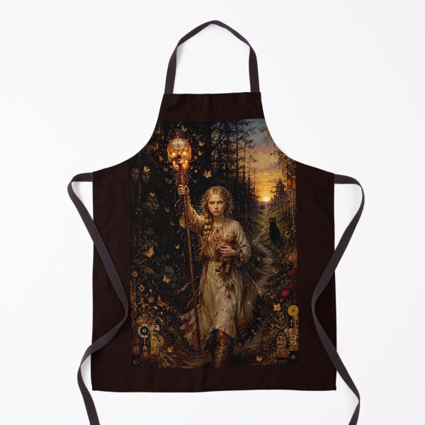 Item preview, Vasilisa the Beautiful - The Skull of Light, Victorious in Baba Yaga's Trial, Dark Russian Tale, Mystical Art Nouveau, The Protective Doll, Guardian of the Sacred Fire, Dawn After the Night designed and sold by Natalia-Vlad.