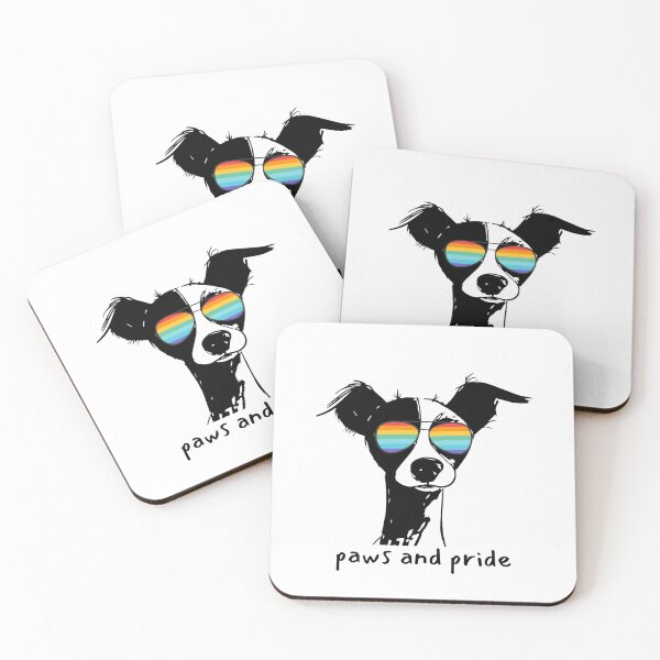 Item preview, Paws and Pride LGBTQ Dog Lover Rainbow Sunglasses Design designed and sold by Stillpath Co..