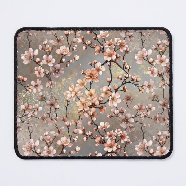 Item preview, Soft Cherry Blossom Floral Pattern designed and sold by IntelliMindDesigns.