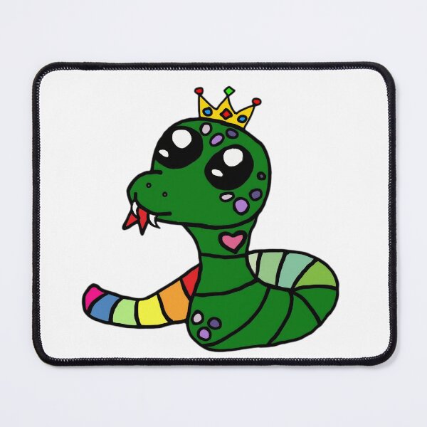 Item preview, School of magic: Kawaii cute chibi snakes king house lgbtq+ mascot designed and sold by fideskizal.