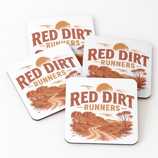 Item preview, Red Dirt Runners Trail Running Tee designed and sold by CurlyDogDesigns.
