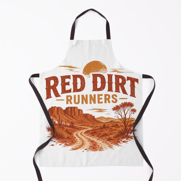 Item preview, Red Dirt Runners Trail Running Tee designed and sold by CurlyDogDesigns.