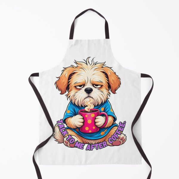 Item preview, Talk To Me After Coffee Funny Dog T-Shirt designed and sold by Leogasup.