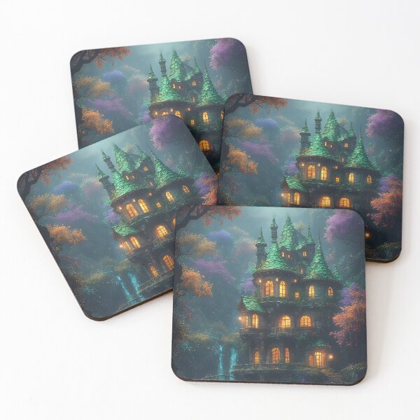 Item preview, Mystic Haven: Emerald Spire Falls Sanctuary designed and sold by Vhelir-Art.