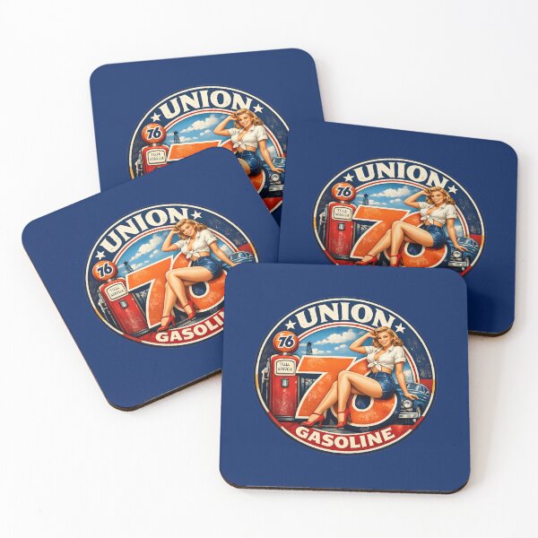 Item preview, 76 Oil Union Pin Up Girl 1 designed and sold by FutureTraveller.