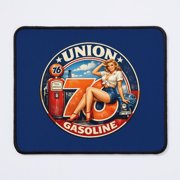 Item preview, 76 Oil Union Pin Up Girl 1 designed and sold by FutureTraveller.