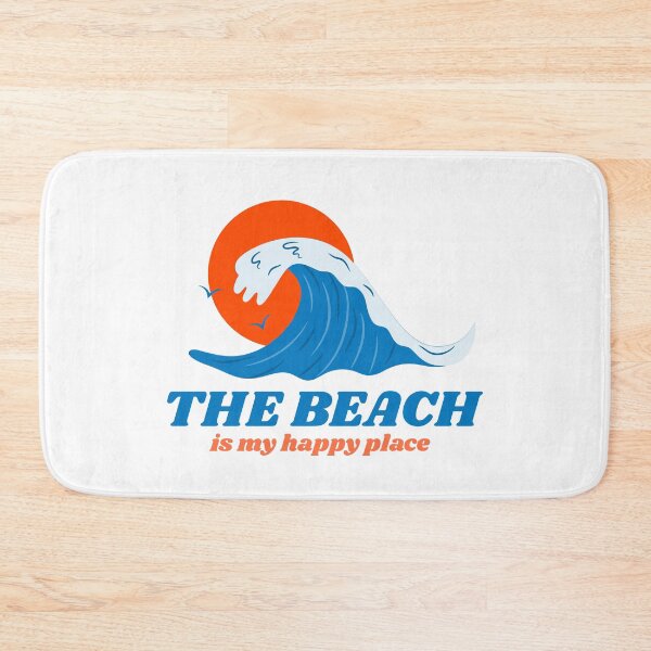 Item preview, The Beach is My Happy Place - retro beach lover designed and sold by The Sporty Nerd.