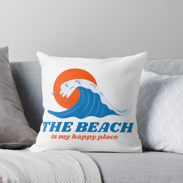 Item preview, The Beach is My Happy Place - retro beach lover designed and sold by The Sporty Nerd.